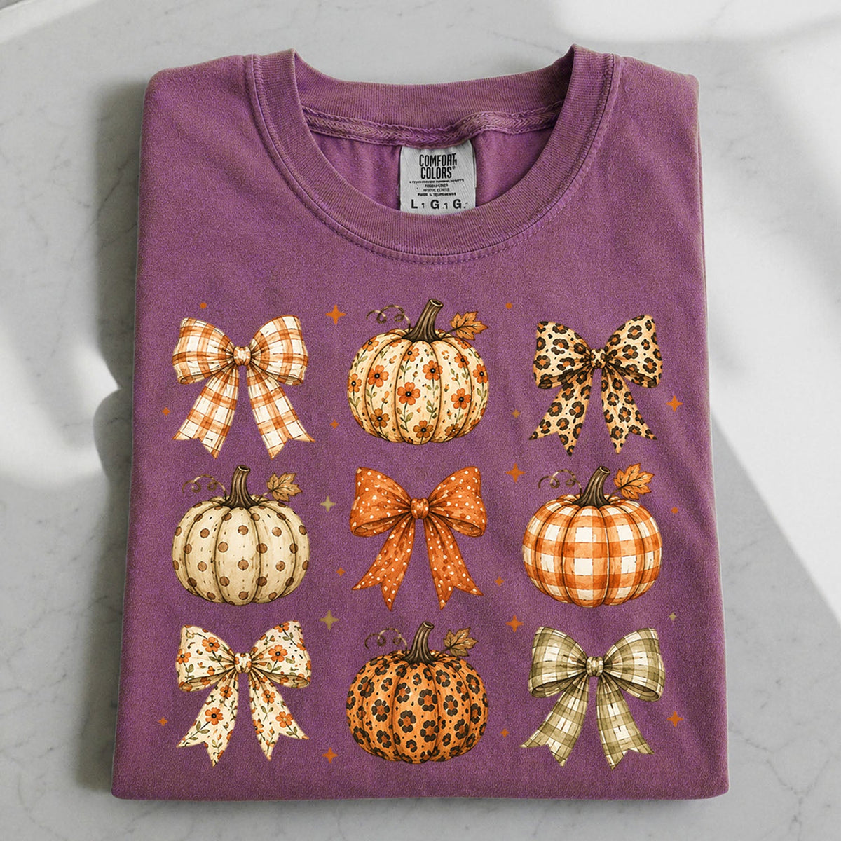 Coquette Pumpkin Harvest Oversized T-Shirt