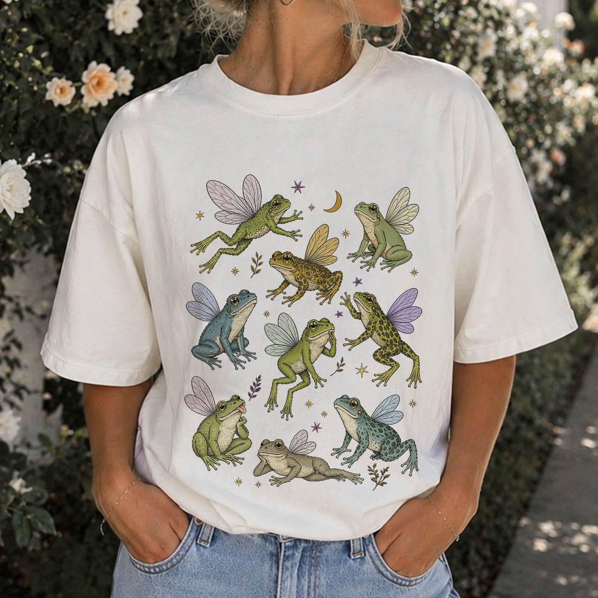 Fairy Frogs Oversized T-Shirt