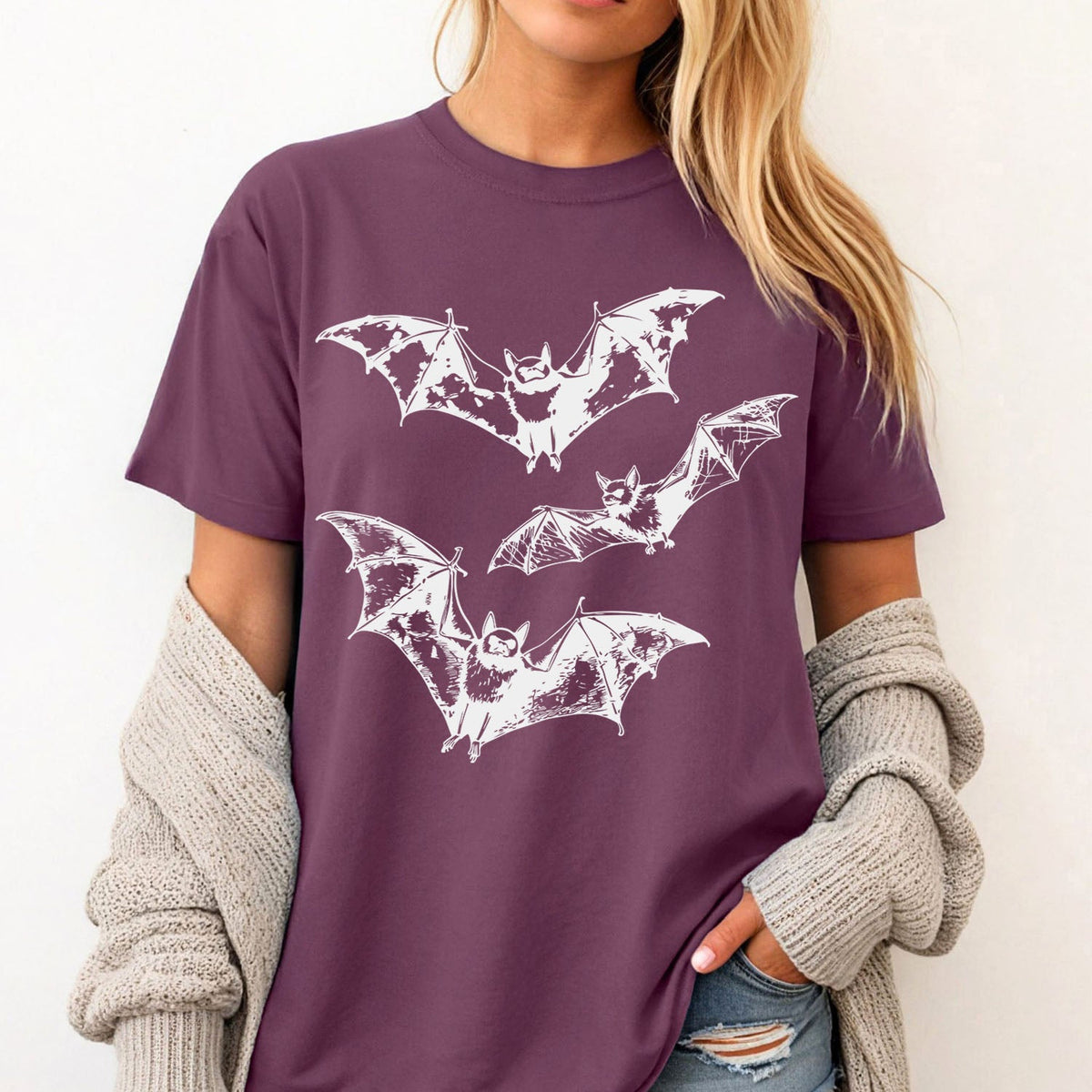 The Night Flyers Bat Oversized T-Shirt