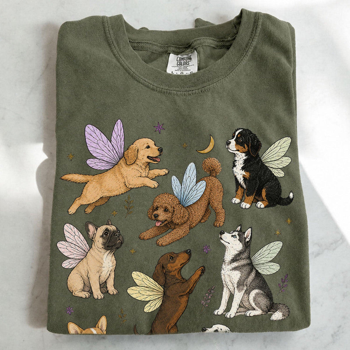 Fairy Dogs Oversized T-Shirt