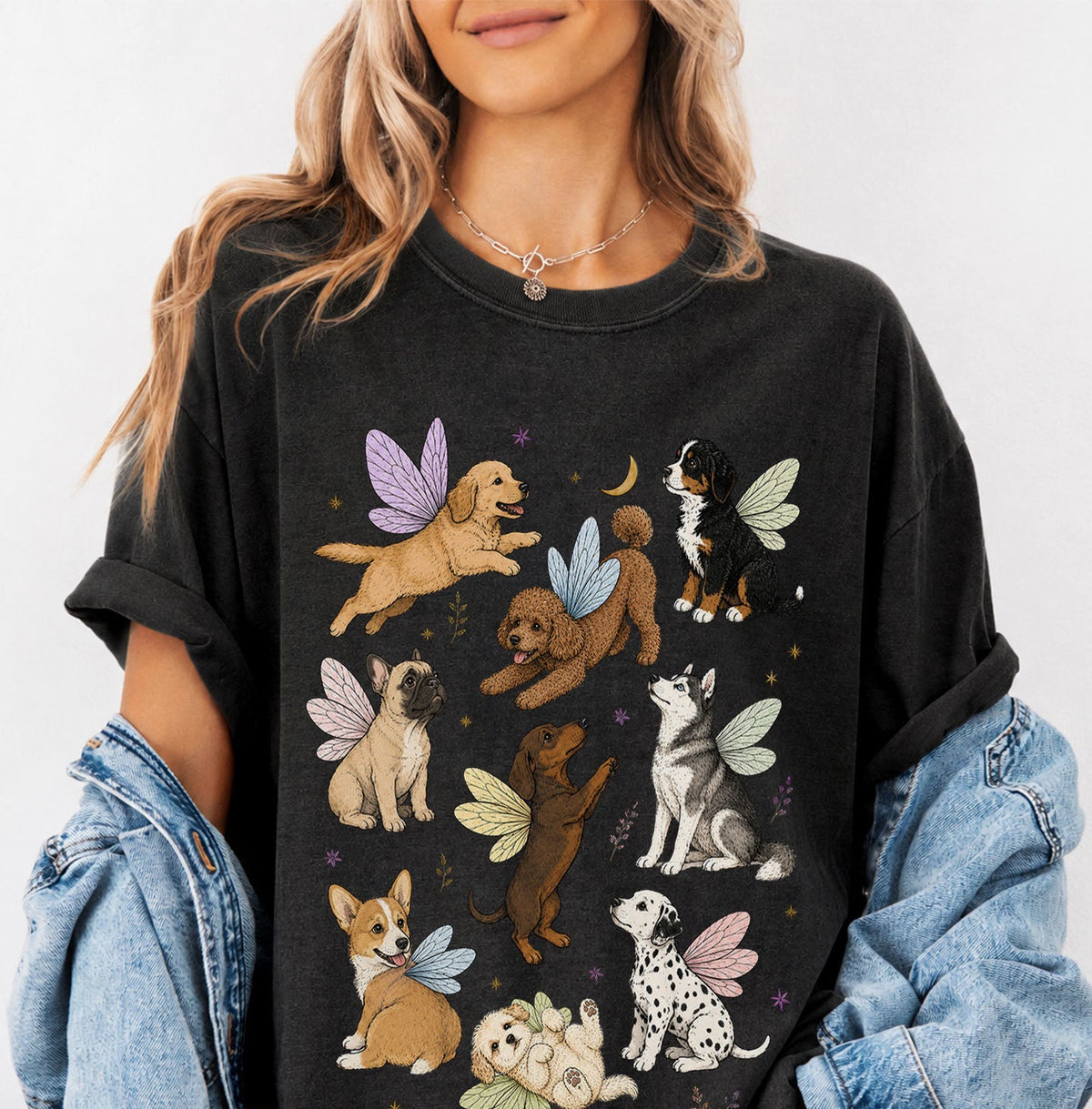 Fairy Dogs Oversized T-Shirt