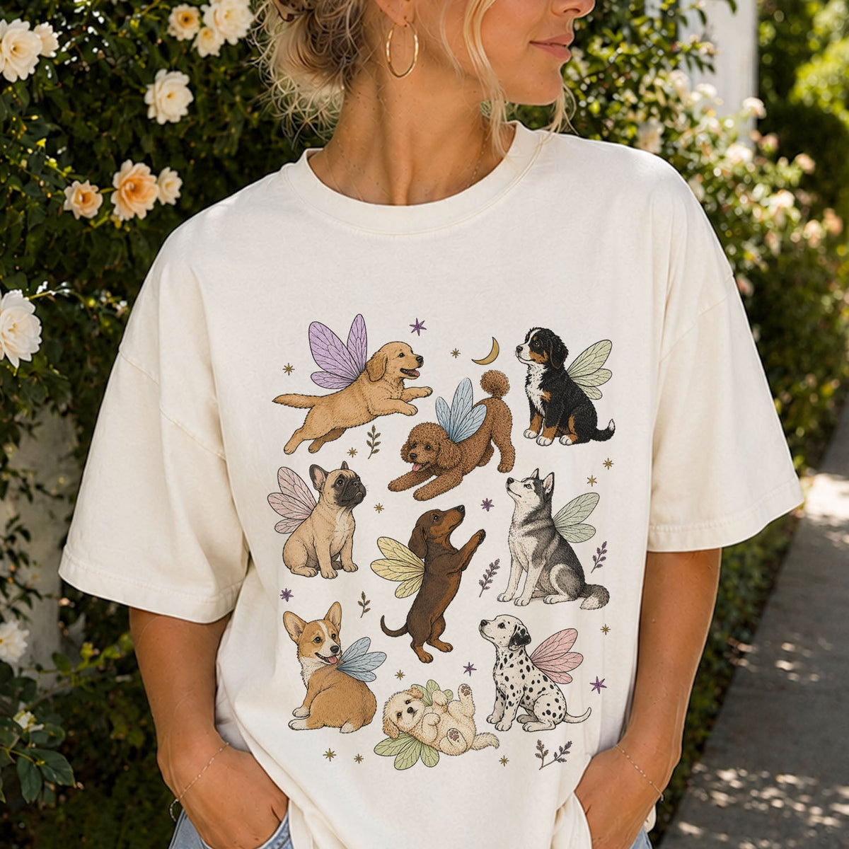Fairy Dogs Oversized T-Shirt