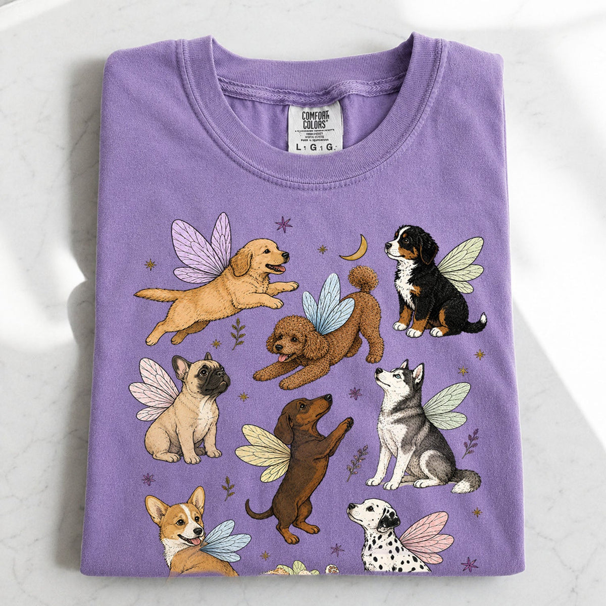 Fairy Dogs Oversized T-Shirt