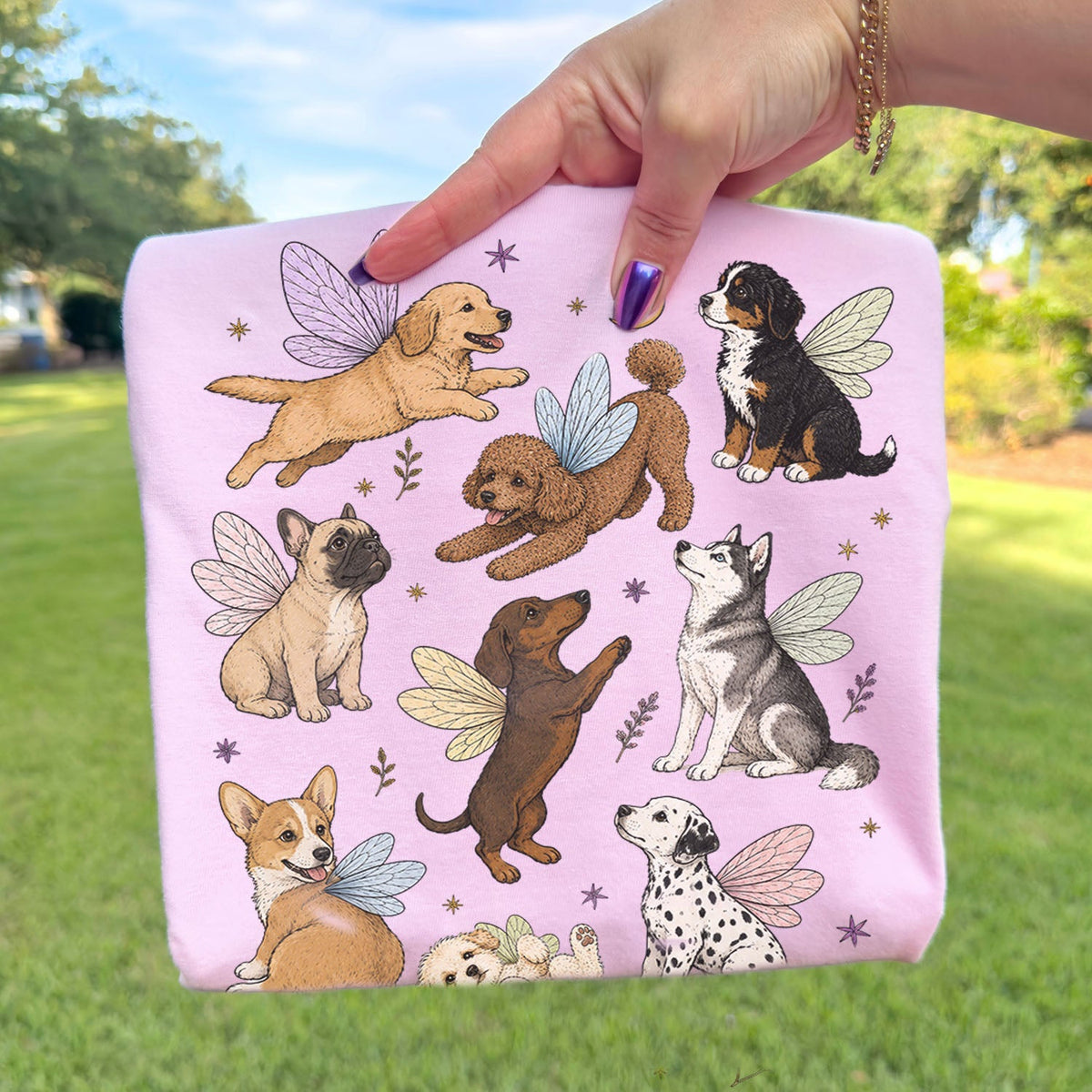 Fairy Dogs Oversized T-Shirt